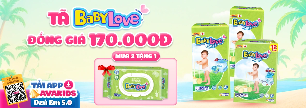 Banner trang NH Baby love